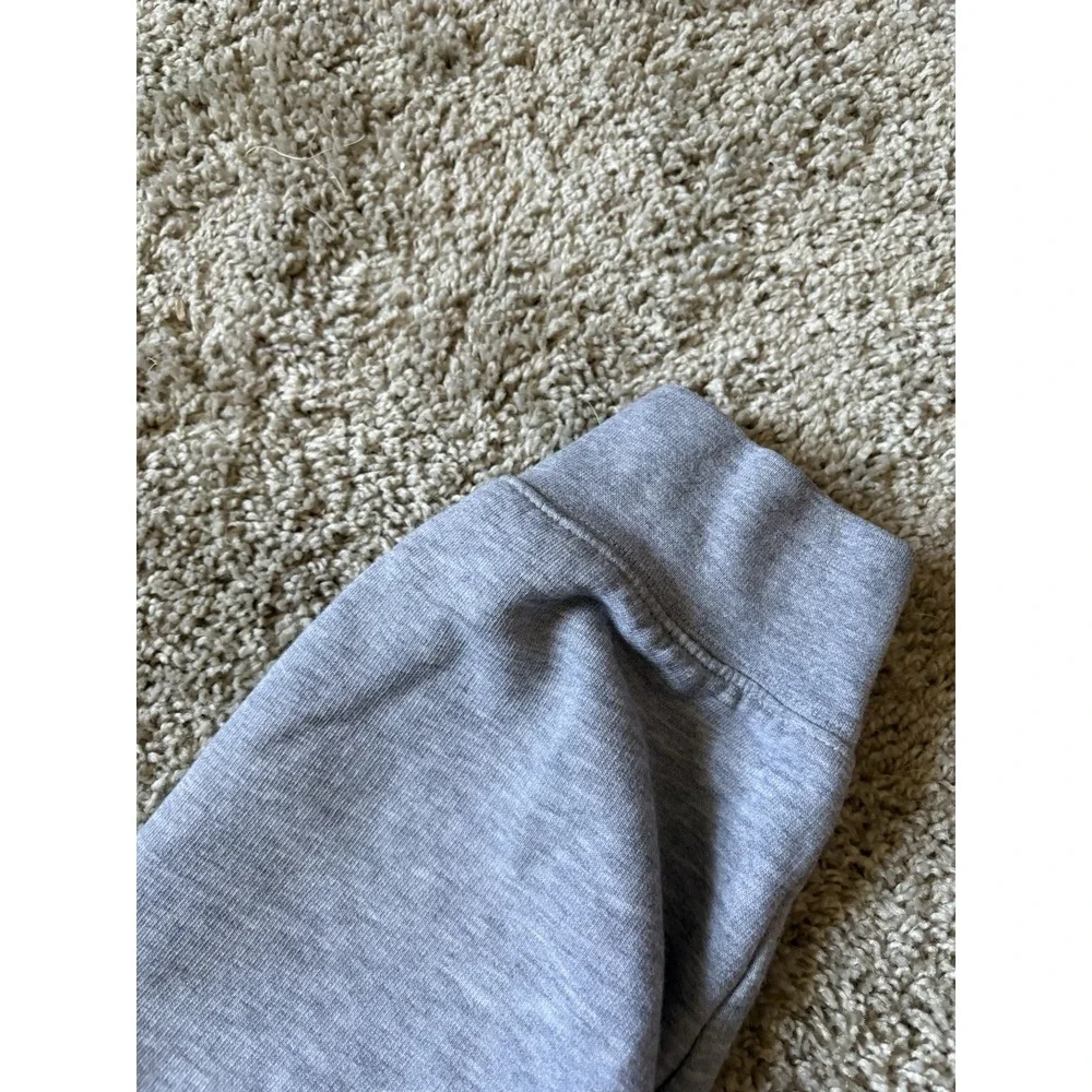 VINTAGE Nike Sweatshirt Mens Large Gray‎ Mini Swoosh Crewneck Essential 90s Y2K